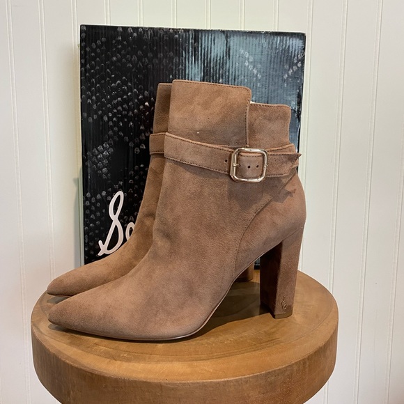 New Sam Edelman Rita suede ankle boots - brand new - Picture 2 of 5